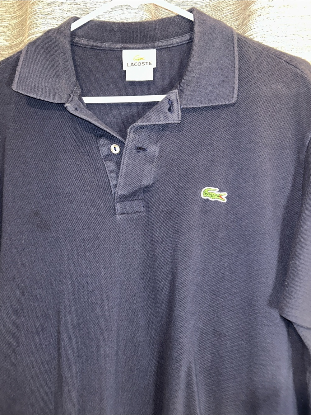 Lacoste Navy Blue Polo men’s size 5 (Medium or Large) - Picture 3 of 10